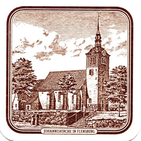 flensburg fl-sh flens his stadt 1b5b (quad185-johanneskirche-braun)